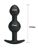 Pretty Love - Geisha Anal Plug Dubbel Met Metalen kogeltjes-Erotiekvoordeel.nl