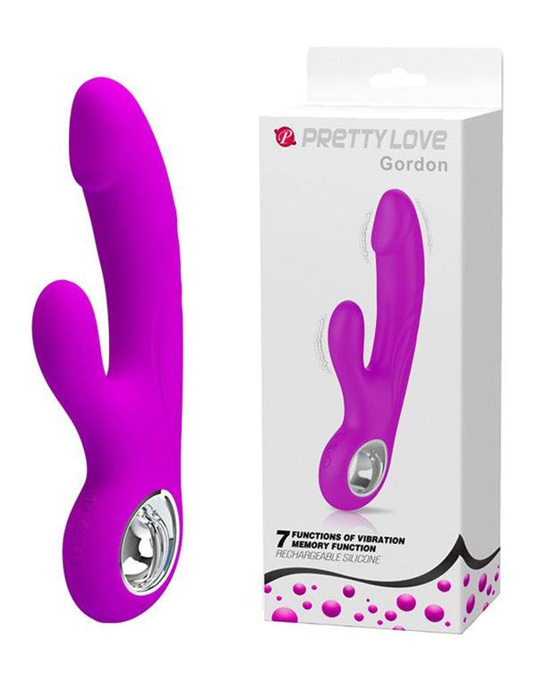 Pretty Love - Gordon - Rabbit Vibrator- Dieproze-Erotiekvoordeel.nl