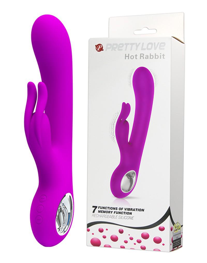 Pretty Love - Hot Rabbit Vibrator-Erotiekvoordeel.nl