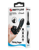 Pretty Love - Orlando - Vinger Vibrator - Zwart-Erotiekvoordeel.nl