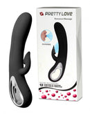 Pretty Love - Romance Sucking Clitoris Vibrator - Zwart-Erotiekvoordeel.nl