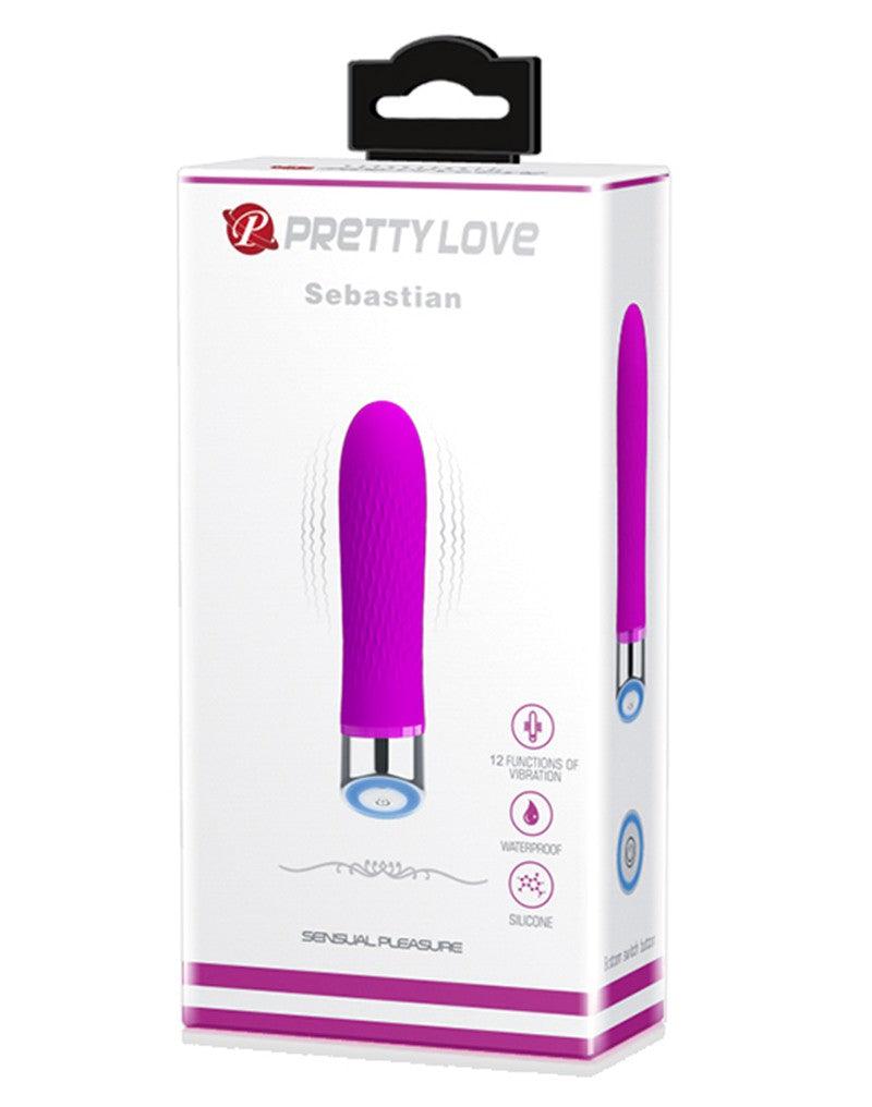 Pretty Love - Sebastian - Mini Vibrator - Roze-Erotiekvoordeel.nl