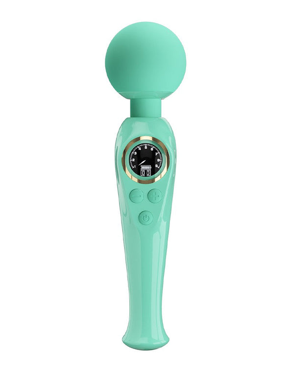 Pretty Love - Skyler - Wand Vibrator - Met LCD Display - Turquoise-Erotiekvoordeel.nl