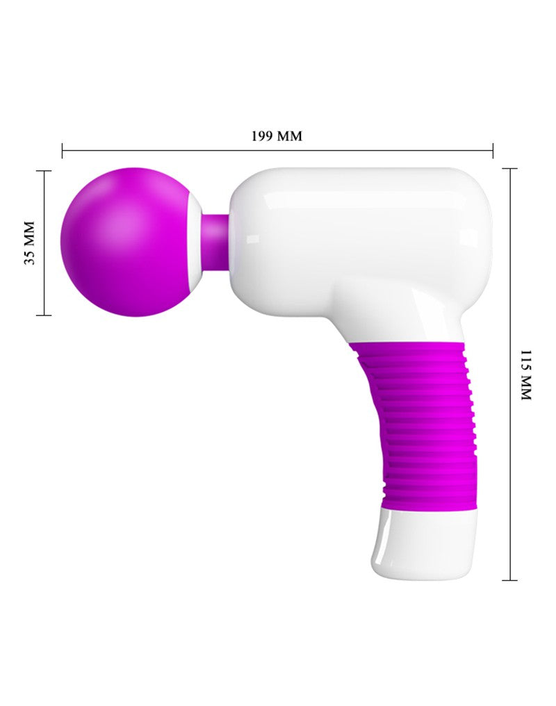 Pretty Love - Swan Super Power Gun Massage Apparaat & Wand Vibrator In 1 - Roze-Erotiekvoordeel.nl