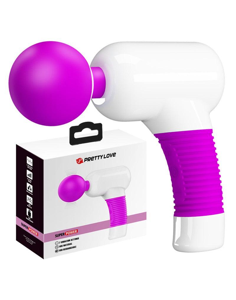 Pretty Love - Swan Super Power Gun Massage Apparaat & Wand Vibrator In 1 - Roze-Erotiekvoordeel.nl