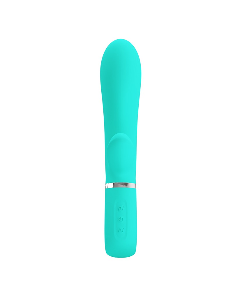 Pretty Love - Thomas - Rabbit Vibrator- Turquoise-Erotiekvoordeel.nl