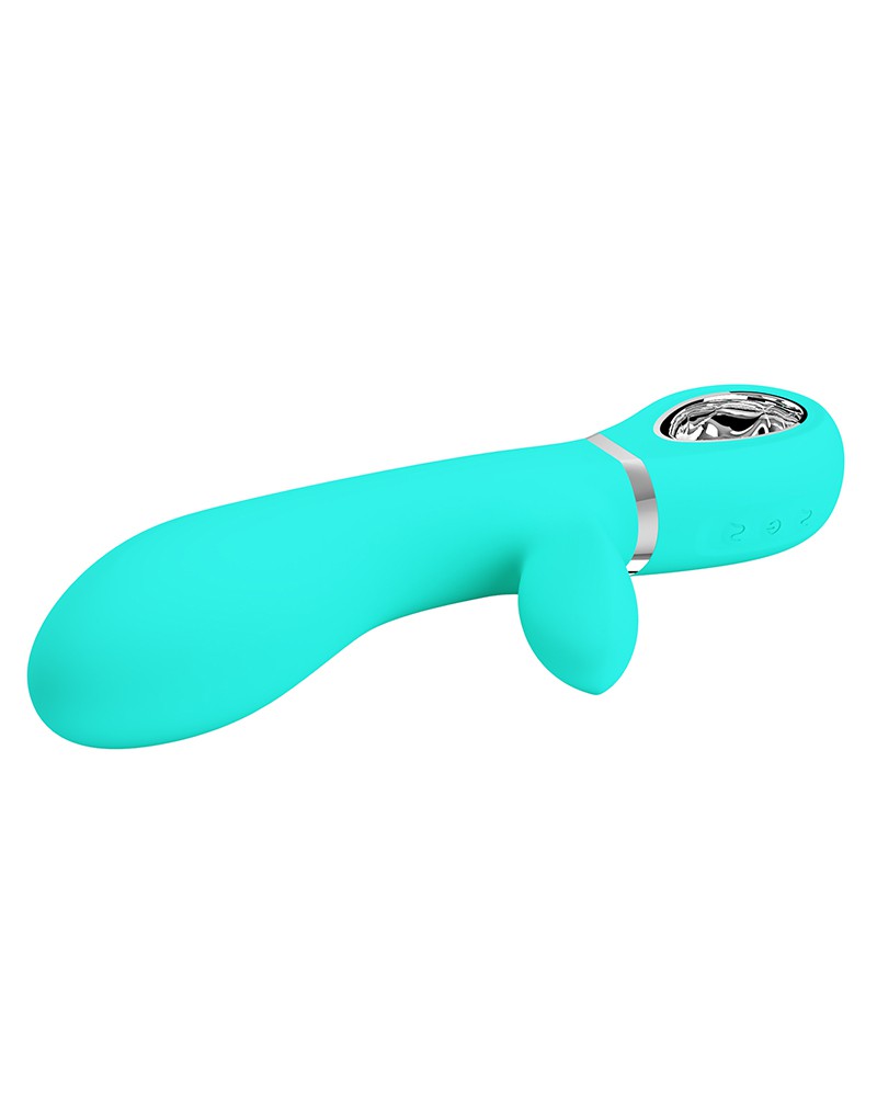 Pretty Love - Thomas - Rabbit Vibrator- Turquoise-Erotiekvoordeel.nl