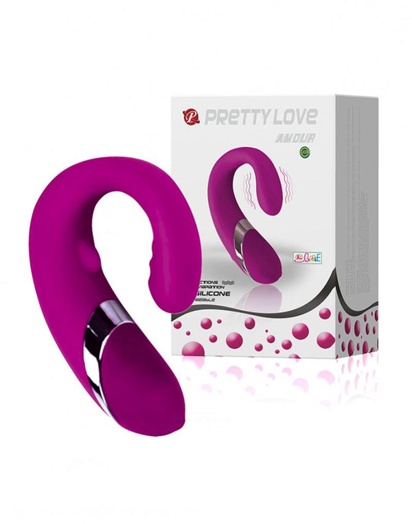 Pretty Love - Amour - Flexibele Clitoris En G-spot Vibrator - Roze-Erotiekvoordeel.nl