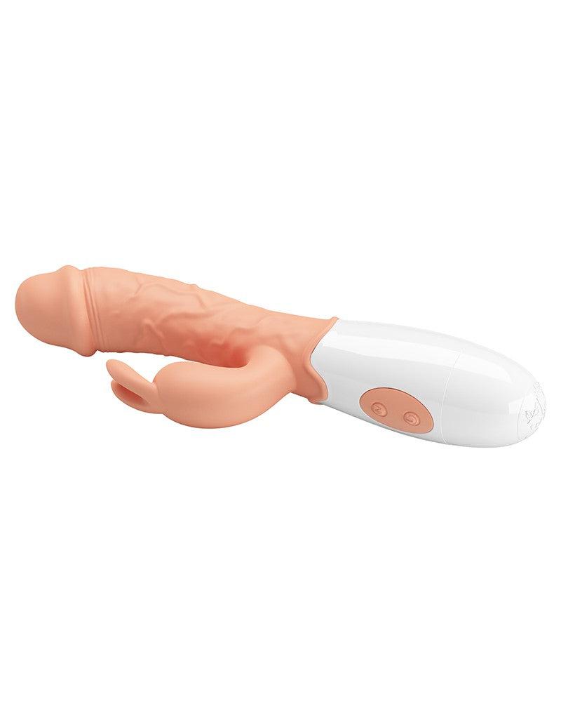 Pretty Love - Easter Bunny - Vibrator - Realistische Rabbit Vibrator - Lichte Huidskleur - Geeft Intens G Spot en Clitoris Stimulatie-Erotiekvoordeel.nl