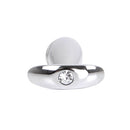 RVS Buttplug Met ribbel Voor prostaat stimulatie En Handvat-Erotiekvoordeel.nl