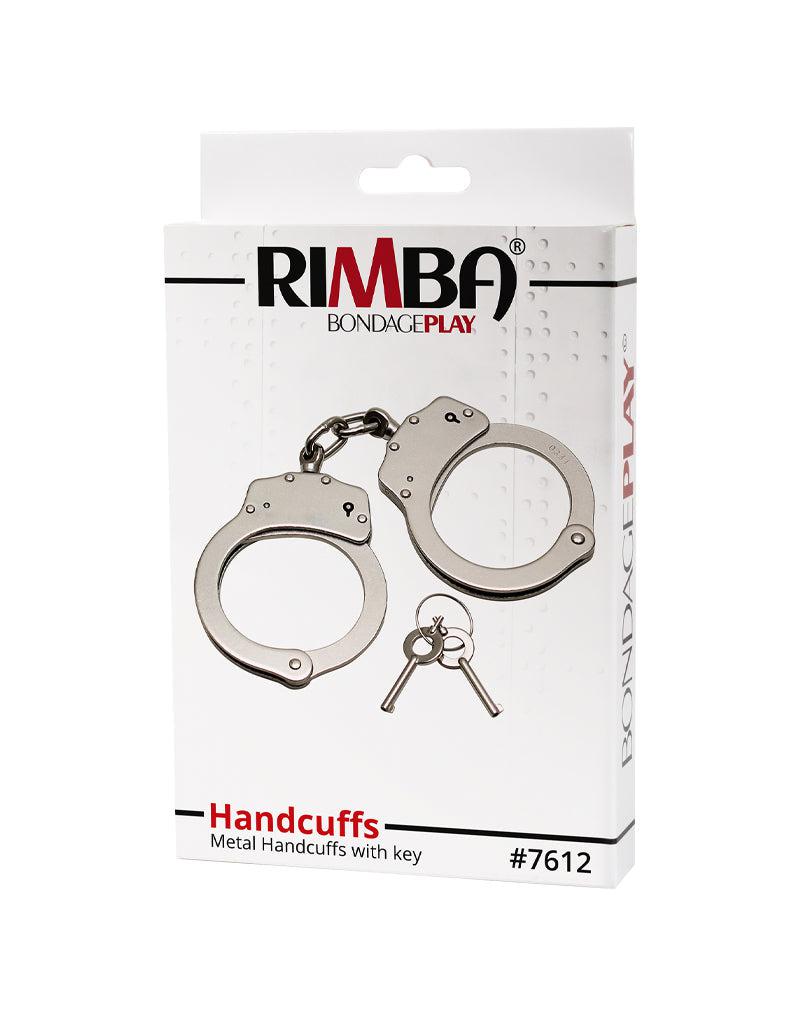 Rimba Bondage Play - Metalen Politie Handboeien - Extra Zwaar - Handboeien Voor Rollenspel-Erotiekvoordeel.nl