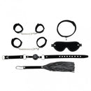 Rimba Bondage Play - Soft Bondage Beginners Set - 6-delig - Zwart-Erotiekvoordeel.nl