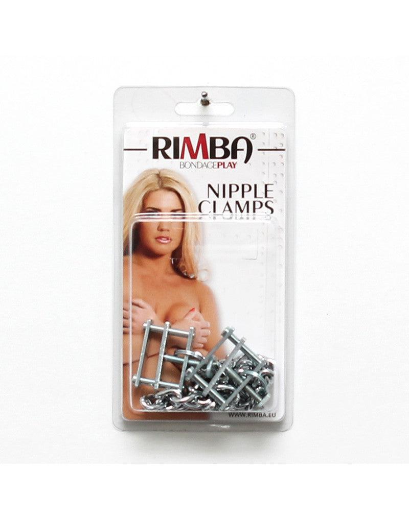 Rimba Bondage Play - Tepelklemmen Met Aandraaischroef En Ketting-Erotiekvoordeel.nl