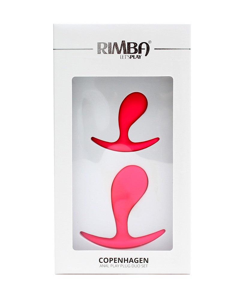 Rimba - Copenhagen - Anaal plug Set Van 2 buttplugs - Roze-Erotiekvoordeel.nl