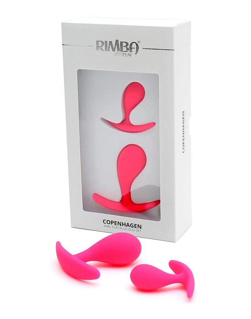 Rimba - Copenhagen - Anaal plug Set Van 2 buttplugs - Roze-Erotiekvoordeel.nl