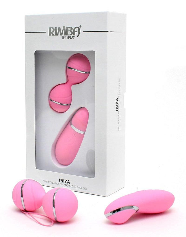 Rimba - Ibiza Vibrator Set - clitoris Vibrator En Vibrerend Eitje Met remote Control - Roze-Erotiekvoordeel.nl