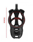 Rimba Toys - P-Cage PC01 - Kunststof Kuisheidskooi - Peniskooi - Chastity - Zwart - Verkrijgbaar in 3 maten-Erotiekvoordeel.nl