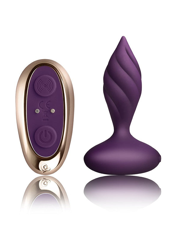 Rocks-off - Anaal Vibrator - Vibrerende Buttplug - Met Afstandsbediening - Petite Sensations Desire - Paars-Erotiekvoordeel.nl