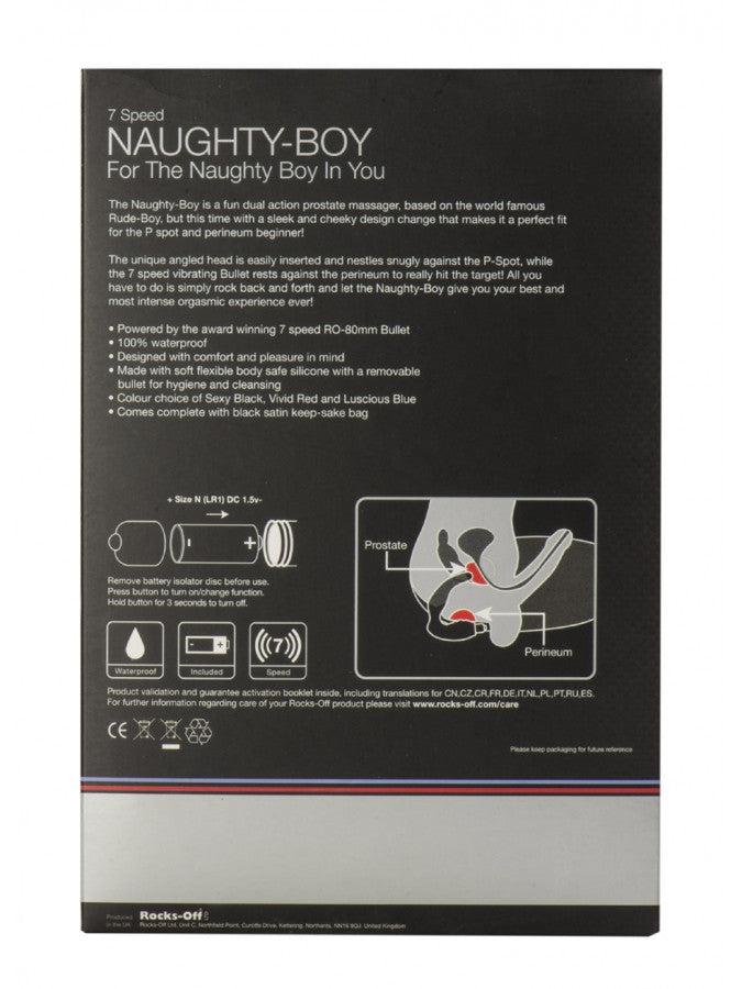 Rocks-off - Naughty-Boy - Vibrerende Buttplug-Erotiekvoordeel.nl