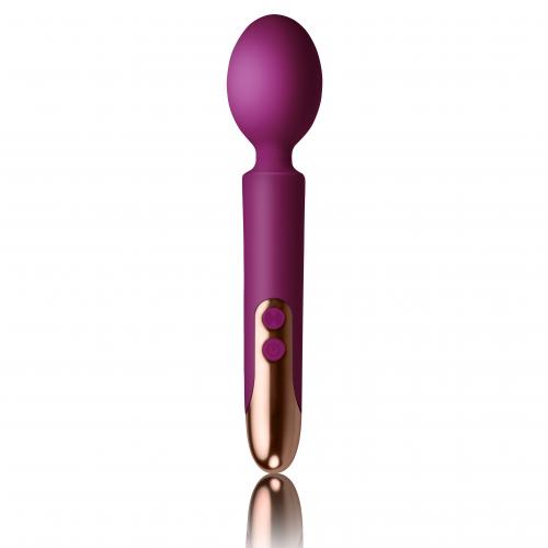 Rocks-off - Oriel - Mini Wand Vibrator - Fuchsia/Goud-Erotiekvoordeel.nl