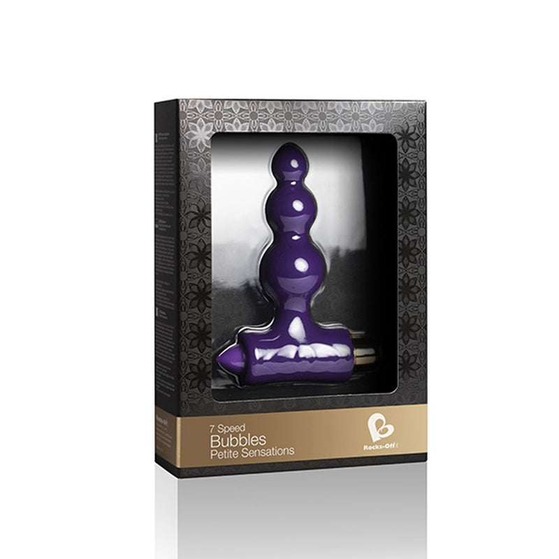 Rocks-off - Petite Sensations Bubbles - Anaal Vibrator - Paars-Erotiekvoordeel.nl