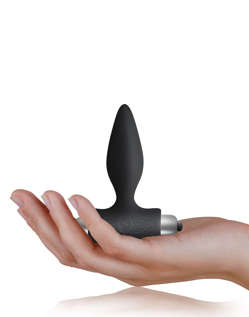 Rocks-off - Petite Sensations Vibrerende Buttplug - Zwart-Erotiekvoordeel.nl