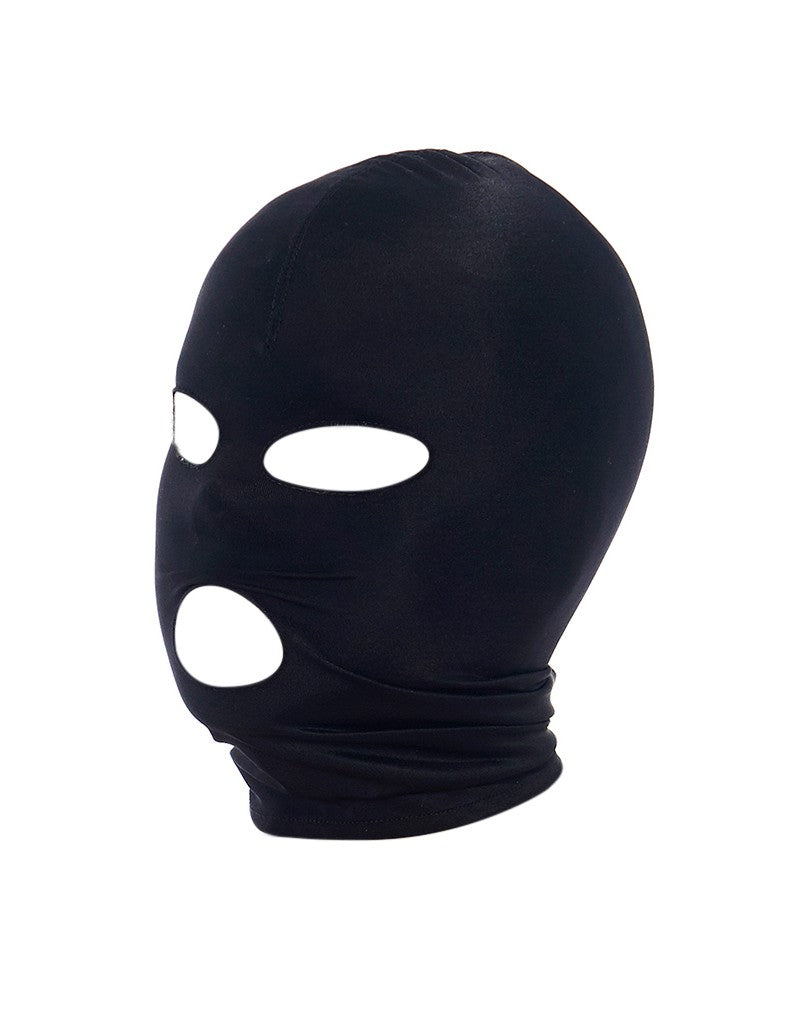 SM Hoofdmasker - Hood uit elastische stof Met Gaten Voor ogen En mond-Erotiekvoordeel.nl