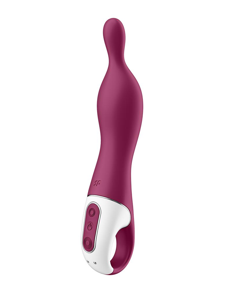 Satisfyer - A-mazing 1 - A-spot Vibrator - Berry Rood-Erotiekvoordeel.nl