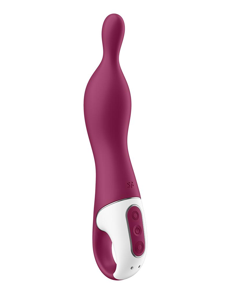 Satisfyer - A-mazing 1 - A-spot Vibrator - Berry Rood-Erotiekvoordeel.nl