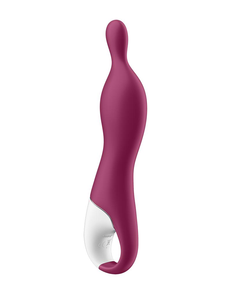 Satisfyer - A-mazing 1 - A-spot Vibrator - Berry Rood-Erotiekvoordeel.nl