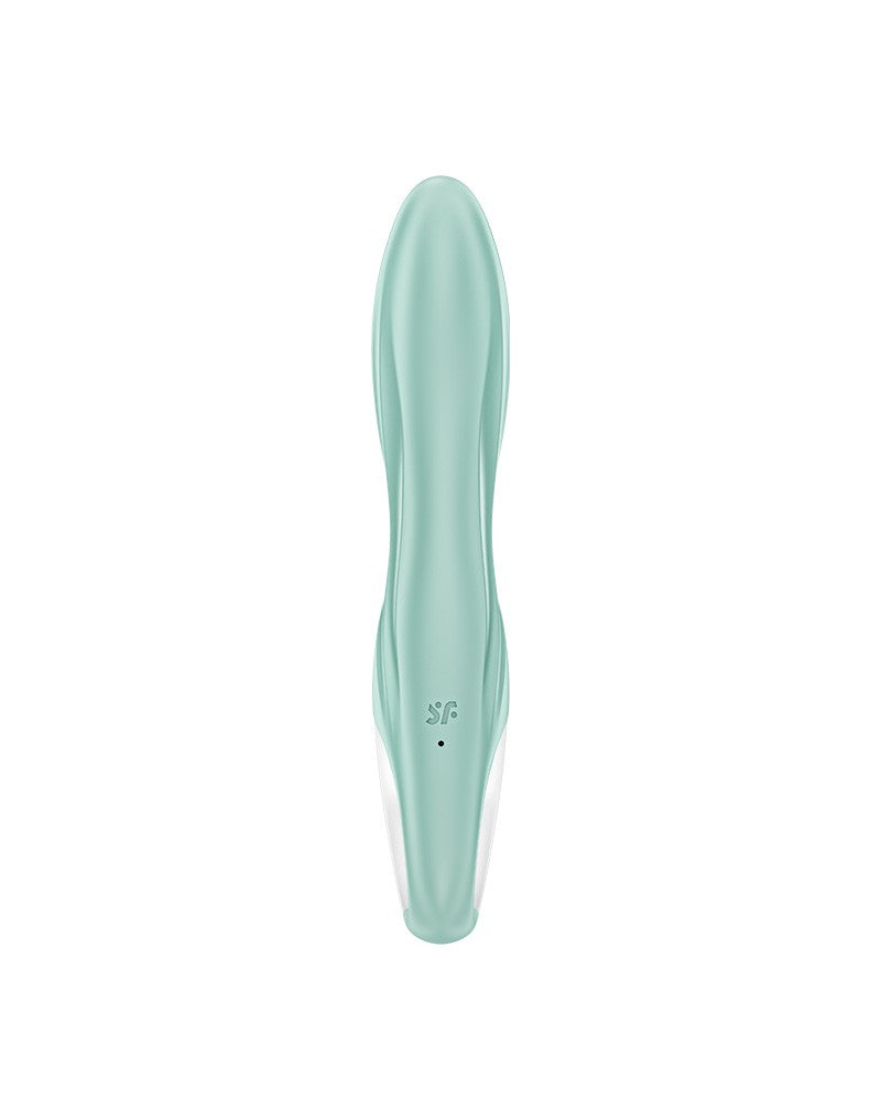 Satisfyer - Air Pump Bunny 5+ - Opblaasbare Rabbit Vibrator - Met App Control - Mint-Erotiekvoordeel.nl