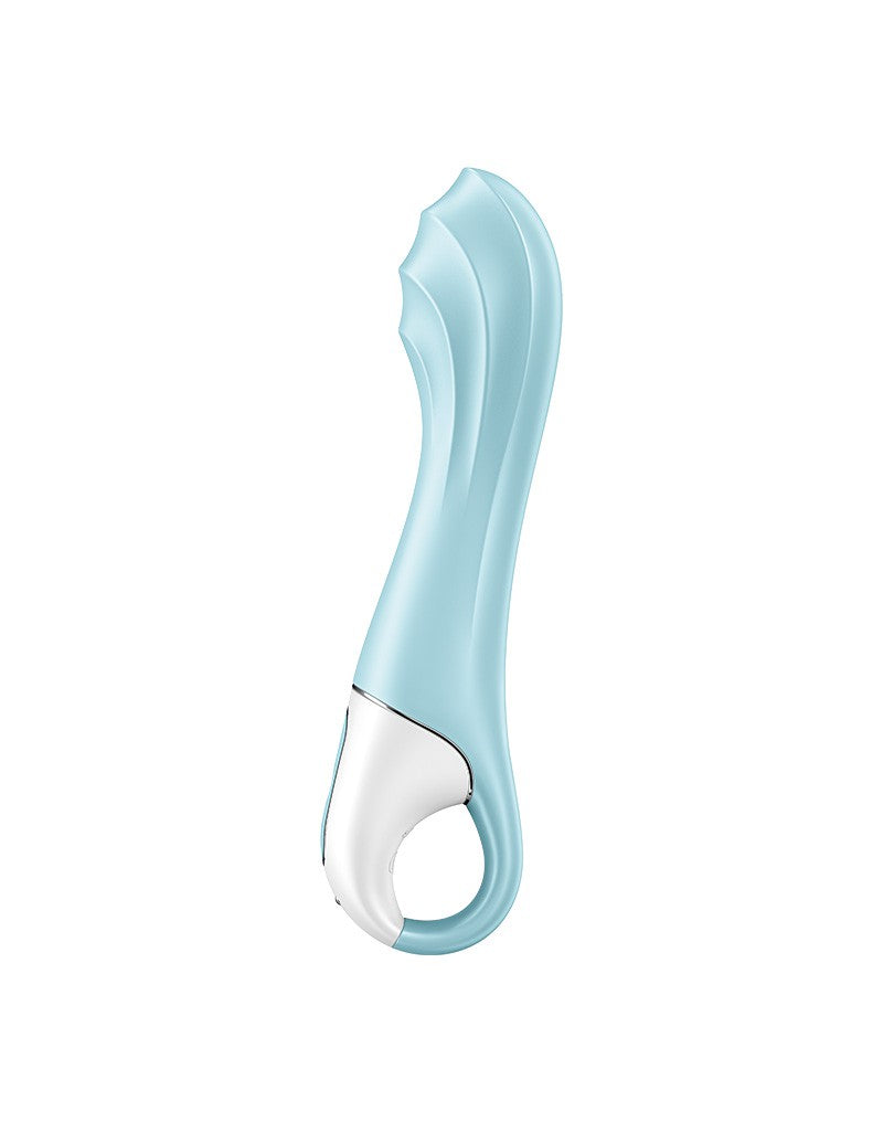 Satisfyer - Air Pump Vibrator 5+ - Opblaasbare G-Spot Vibrator - Met App Control - Blauw-Erotiekvoordeel.nl