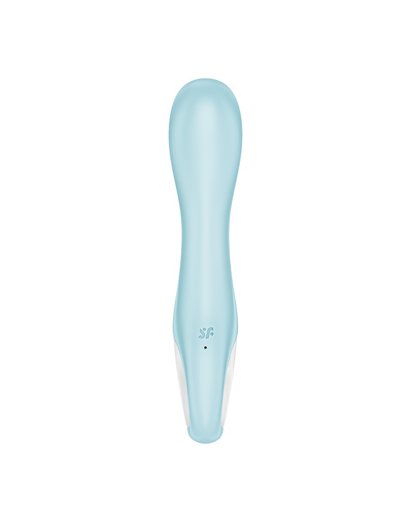 Satisfyer - Air Pump Vibrator 5+ - Opblaasbare G-Spot Vibrator - Met App Control - Blauw-Erotiekvoordeel.nl