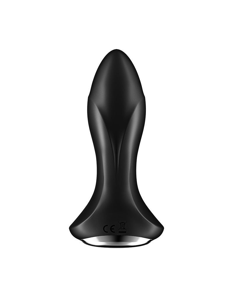 Satisfyer - Anaal Vibrator Met Roterende kralen En App Control Rotator Plug 1+ - Zwart-Erotiekvoordeel.nl