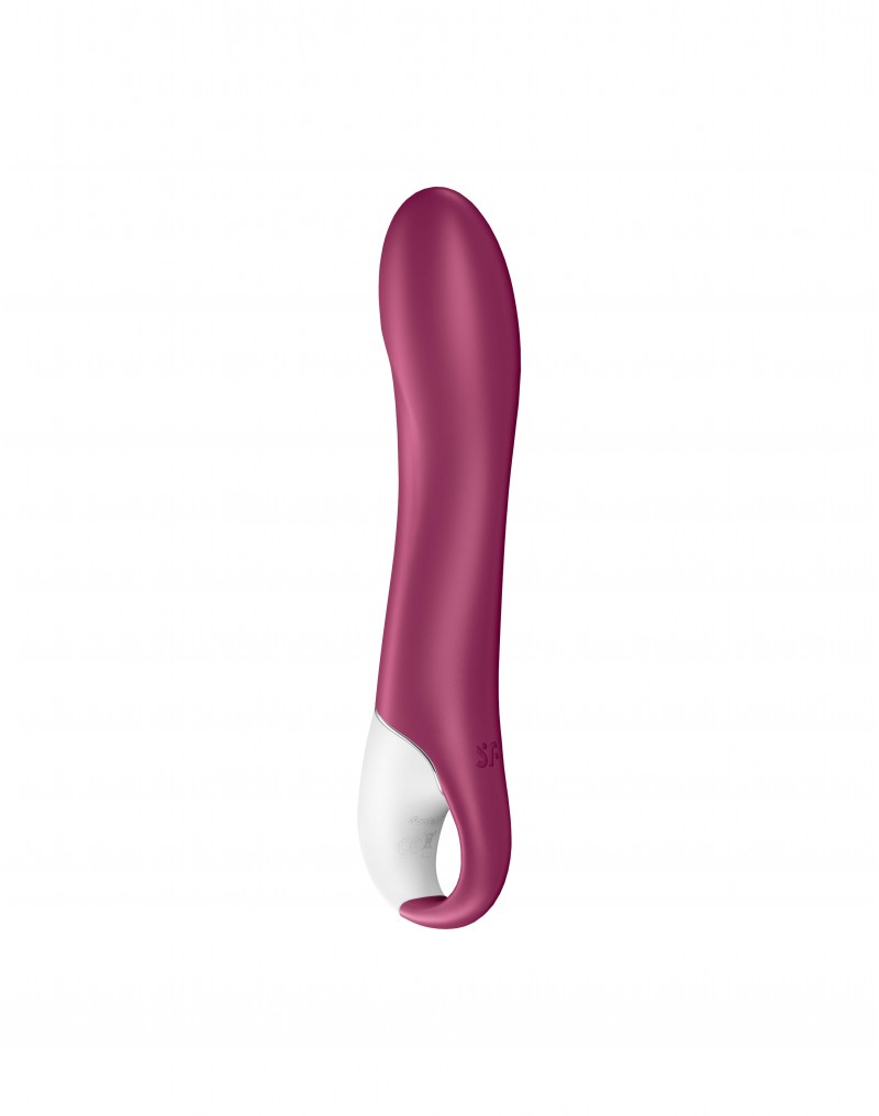 Satisfyer - Big Heat - Verwarmde G-spot Vibrator - Met App Control - Berry Rood-Erotiekvoordeel.nl