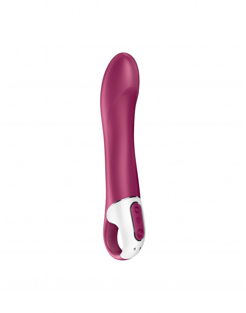 Satisfyer - Big Heat - Verwarmde G-spot Vibrator - Met App Control - Berry Rood-Erotiekvoordeel.nl