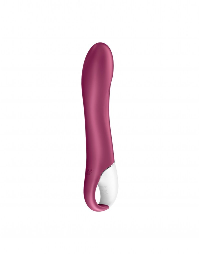 Satisfyer - Big Heat - Verwarmde G-spot Vibrator - Met App Control - Berry Rood-Erotiekvoordeel.nl