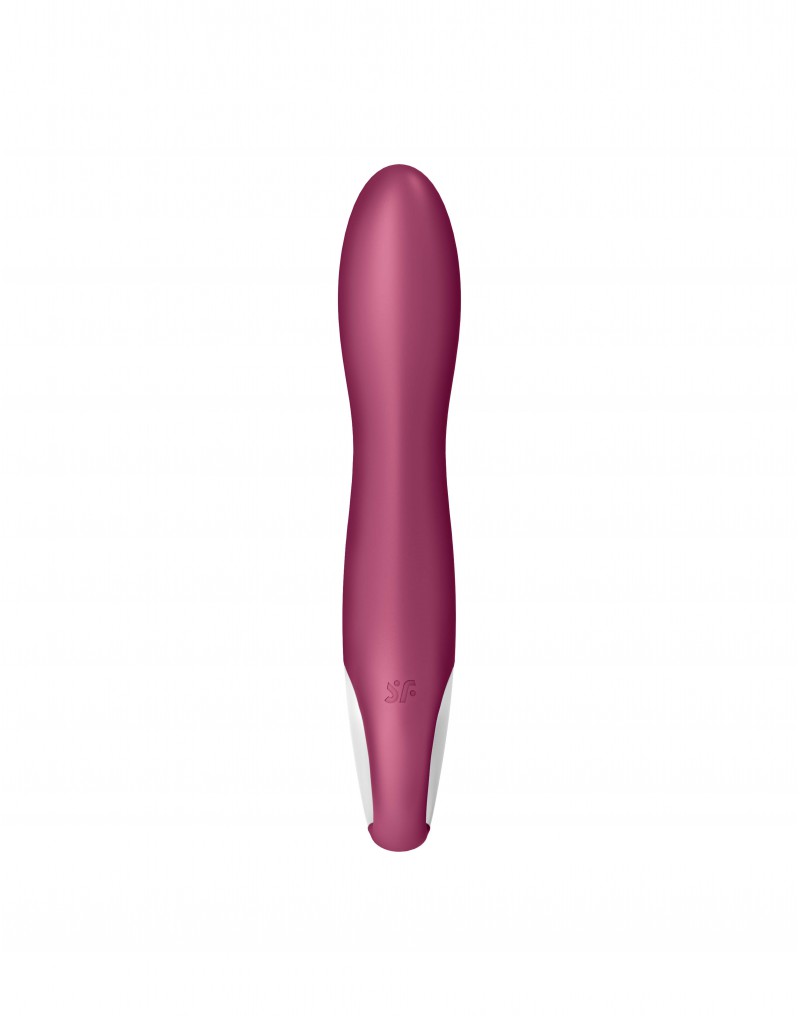 Satisfyer - Big Heat - Verwarmde G-spot Vibrator - Met App Control - Berry Rood-Erotiekvoordeel.nl