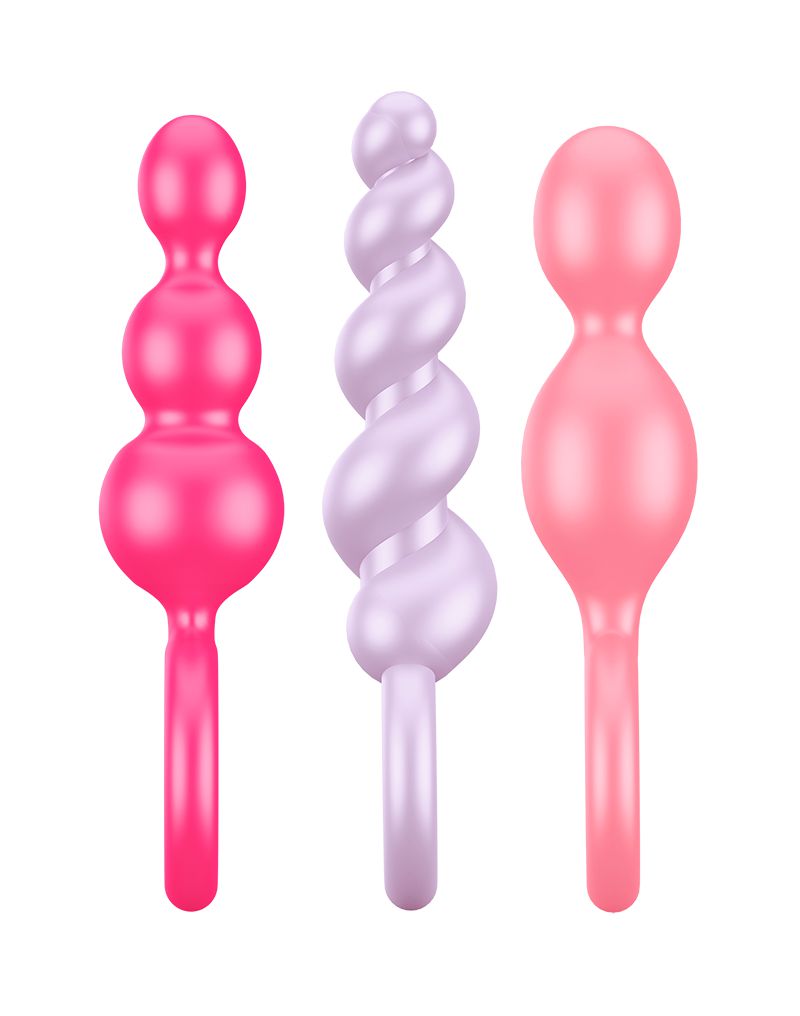 Satisfyer - Booty Call - Anaal Plugs - Set Van 3 - gekleurd-Erotiekvoordeel.nl