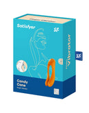 Satisfyer - Candy Cane Vinger Vibrator - Oranje-Erotiekvoordeel.nl