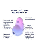 Satisfyer - Pixie Dust - Luchtdruk Vibrator met Vibratie - Paars & Roze-Erotiekvoordeel.nl