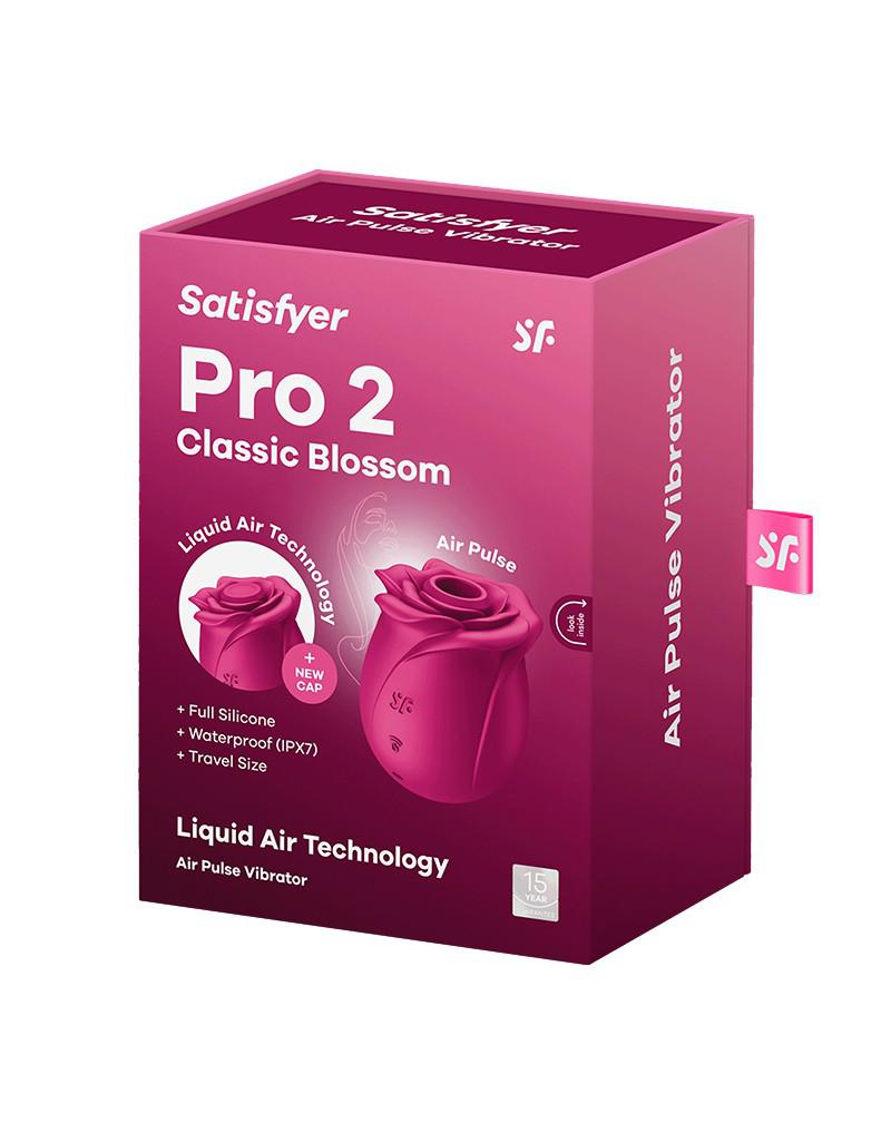 Satisfyer - Pro 2 Classic Blossom - Luchtdruk Vibrator - Roze-Erotiekvoordeel.nl