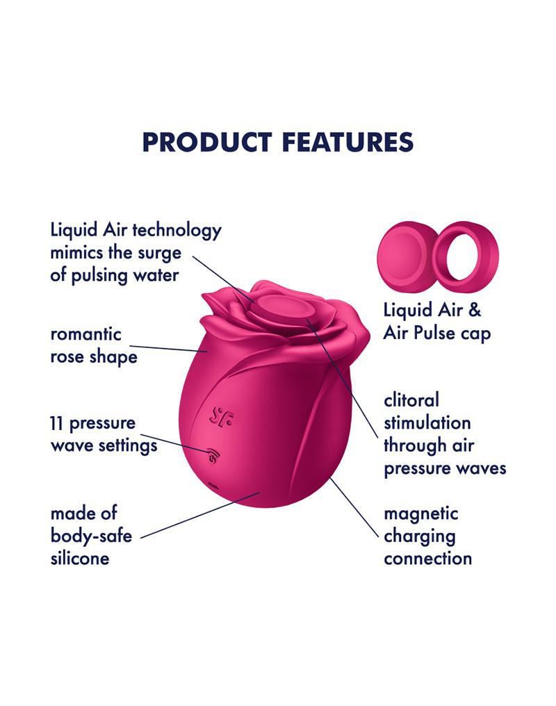 Satisfyer - Pro 2 Classic Blossom - Luchtdruk Vibrator - Roze-Erotiekvoordeel.nl