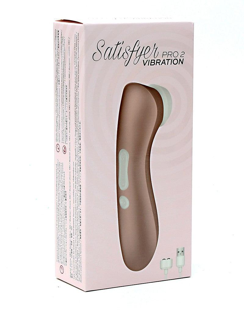 Satisfyer - Pro 2+ - Luchtdruk Vibrator Met Extra vibratie-Erotiekvoordeel.nl