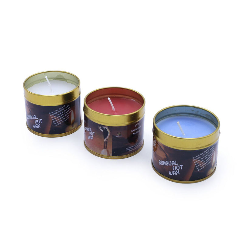 Sensuele Hot Wax Candle Set Voor BDSM spel of Massage-Erotiekvoordeel.nl