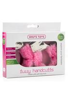 Shots Toys - Metalen Handboeien met Roze Bonte Bekleding - Met Slot-Erotiekvoordeel.nl