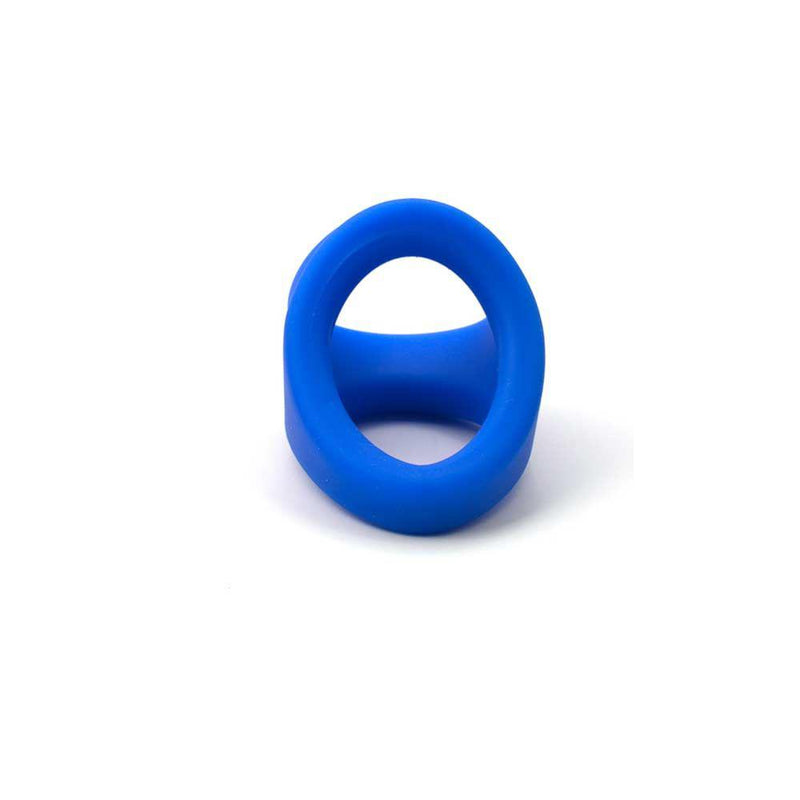 Sport Fucker - Freeballer Cockring En Ballstretcher Van vloeibare Siliconen - Blauw-Erotiekvoordeel.nl