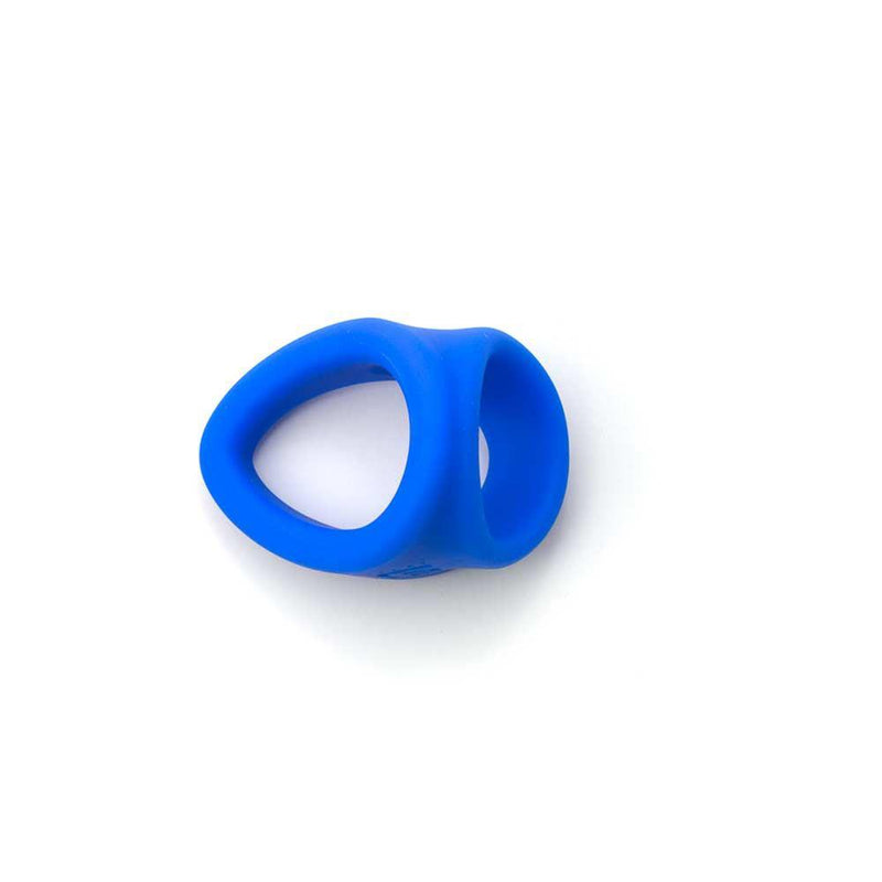 Sport Fucker - Freeballer Cockring En Ballstretcher Van vloeibare Siliconen - Blauw-Erotiekvoordeel.nl