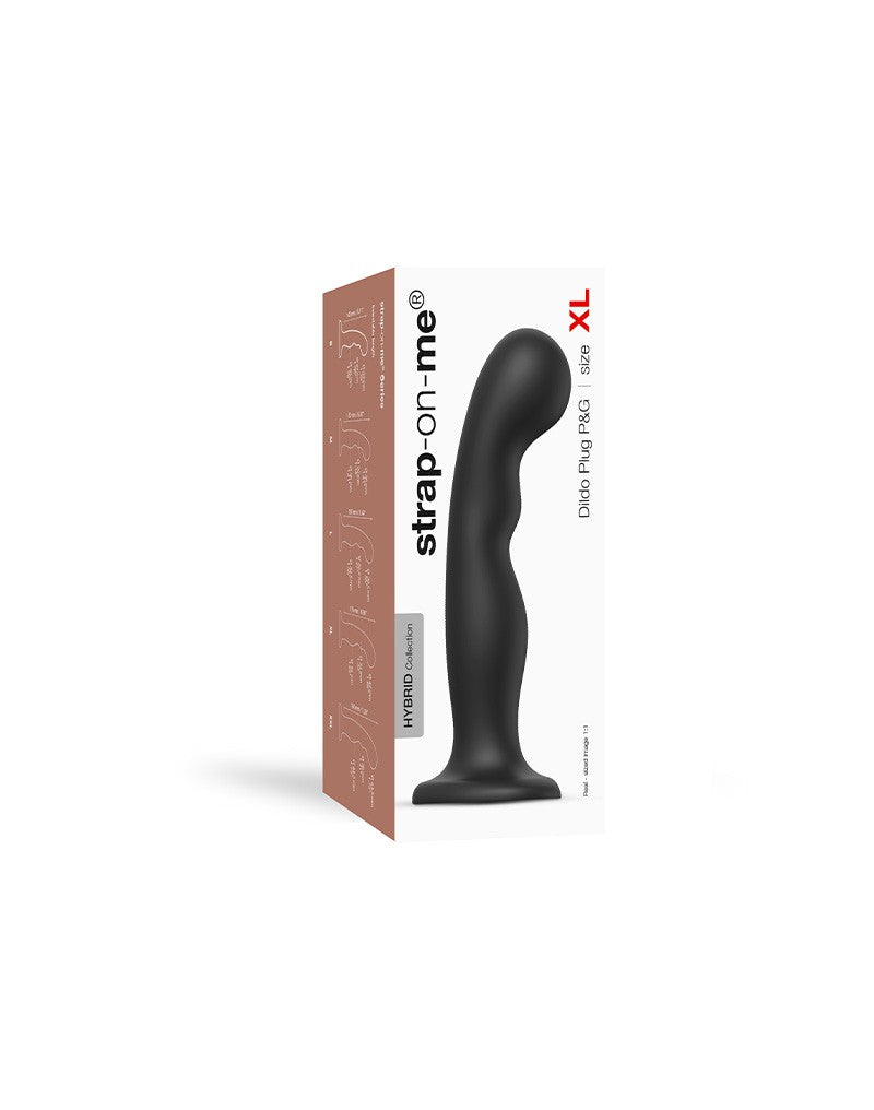 Strap-On-Me - Dildo Plug voor G-spot En P-spot - Zwart-Erotiekvoordeel.nl