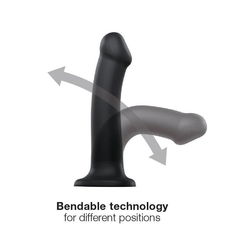 Strap-On-Me - Semi-Realistische Dildo Met Zuignap - Zwart-Erotiekvoordeel.nl